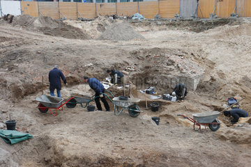 Berlin  Deutschland  Ausgrabungen auf dem Petriplatz