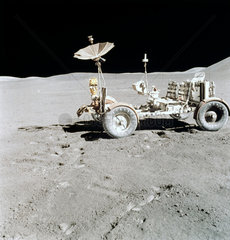 Apollo 15 Lunar Rover on the Moon  August 1971.