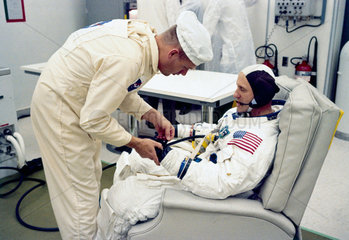Apollo 10 astronaut Thomas Stafford  1969.