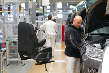 Wolfsburg  Deutschland  VW-Werk  Produktion des Golf 6 und des Tiguan