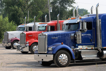 Wilmington  USA  drei Trucks