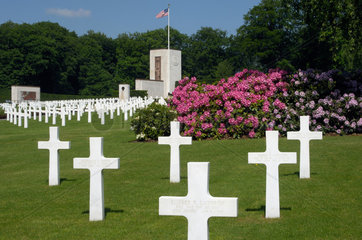 Luxemburg  Luxemburg-Hamm  amerikanischer Soldatenfriedhof
