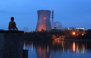 Das Atomkraftwerk Leibstadt (Schweiz)