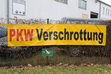 Berlin  Deutschland  PKW Verschrottung