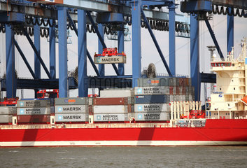 Bremerhaven  Deutschland  der Container-Terminal Wilhelm Kaisen