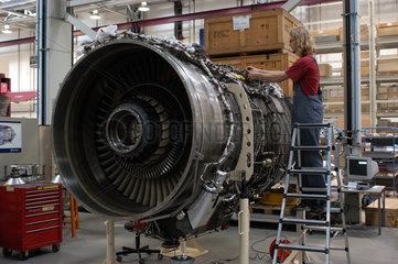 Dahlewitz  Flugzeugtriebwerksbau bei Rolls-Royce