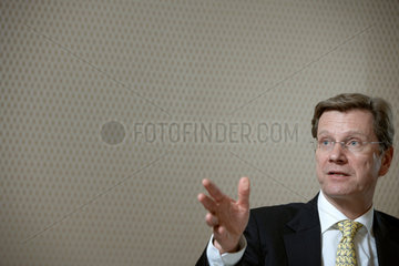 Berlin  Deutschland  Bundesaussenminister Guido Westerwelle  FDP