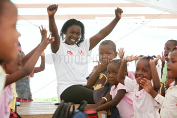 Carrefour  Haiti  Child friendly space zur Betreuung von traumatisierten Kindern