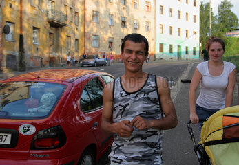 Cheb  Tschechische Republik  Portrait eines Roma