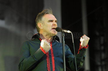 Berlin  Deutschland  Saenger Morrissey beim Konzert in der Zitadelle Spandau