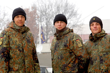 Sarajewo  junge Soldaten im Auslandseinsatz