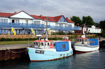 Timmendorf auf der Insel Poel  Boote im Hafen