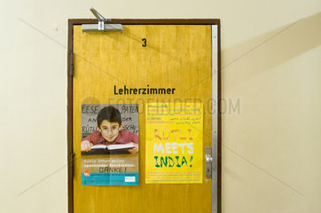 Berlin  Deutschland  der Eingang zum Lehrerzimmer der Ruetli-Schule