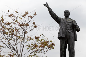 Budapest  Ungarn  Lenin-Statue im Mementopark