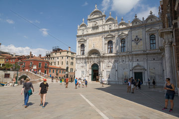 Venedig  Italien  die Scuola Grande di San Marco