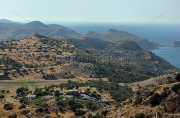 Vouni  Tuerkische Republik Nordzypern  die Berge an der Morphou Bucht