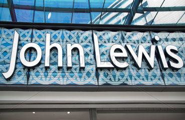 London  Grossbritannien  Logo der britischen Kaufhaus-Kette JOHN LEWIS