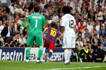 Madrid  Spanien  Leo Messi  FC Barcelona  beim Halbfinale der UEFA Champions League
