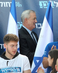 ISRAEL-TEL AVIV-ELECTION CAMPAIGN-BENNY GANTZ