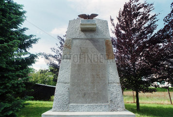Deutsches Kriegerdenkmal aus dem 1. Weltkrieg im Dorf Rieplos (Brandenburg)