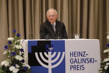 Wolfgang Schaeuble - Verleihung des Heinz-Galinski-Preises 2018