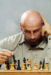 Ein Schachspieler