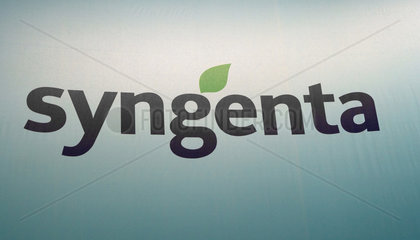 Berlin  Deutschland  das Logo der Firma Syngenta