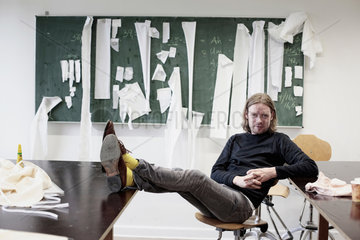 Berlin  Deutschland  Modedesigner Peter Jensen im Portrait