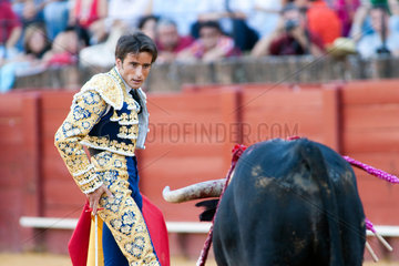 Sevilla  Spanien  der spanische Stierkaempfer Fernandez Pineda