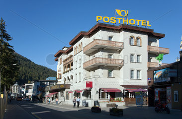 Davos  Schweiz  das Posthotel