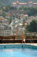 Karlsbad  Tschechische Republik  das Thermalbad des Kur- und Spahotels Thermal