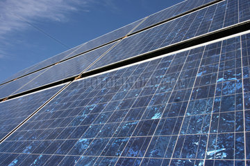 Berlin  Solarzellen in Adlershof