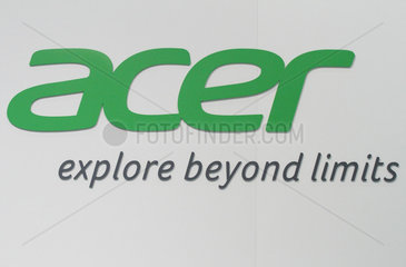 Berlin  Deutschland  Logo des Computerunternehmens Acer auf der IFA 2013