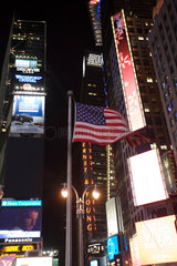 New York City  Times Square bei Nacht