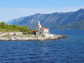 Sucuraj  Kroatien  Leuchtturm von Sucuraj auf der Insel Hvar