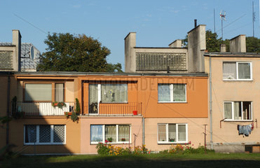 Wohnhaeuser in Dziwnow (Polen)