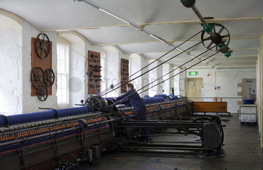 New Lanark  Grossbritannien  das ehemalige Baumwollfabrikationszentrum