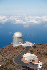 Roque de Los Muchachos  Spanien  Sternwarte auf der Kanareninsel La Palma