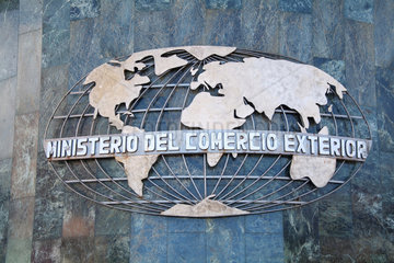 Havanna  Kuba  das Aussenhandelsministerium in Vedado