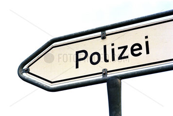 Verkehrszeichen -Polizei-