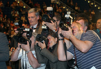 Pressefotografen auf der RWE HV