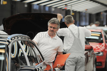 Ingolstadt  Deutschland  Automobilproduktion bei der Audi AG im Stammwerk Ingolstadt