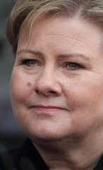 Berlin  Deutschland  Erna Solberg  Hoyre  norwegische Ministerpraesidentin