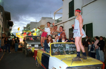 Agaete  Gran Canaria  Spanien  Karnevalsumzug