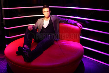 Berlin  Deutschland  Robbie Williams in Madame Tussauds Wachsfigurenkabinett