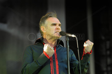 Berlin  Deutschland  Saenger Morrissey beim Konzert in der Zitadelle Spandau