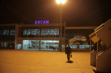Nikosia  Tuerkische Republik Nordzypern  Flugfeld am Ercan International Airport