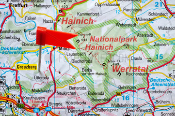 Berlin  Deutschland  das Reiseziel ist der Naturpark Eichsfeld-Hainich-Werratal