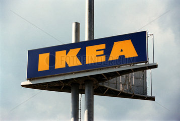 Logo der schwedischen Moebelhauskette IKEA