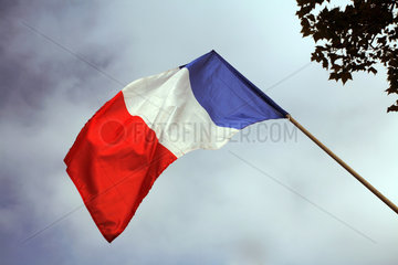Paris  Nationalflagge von Frankreich